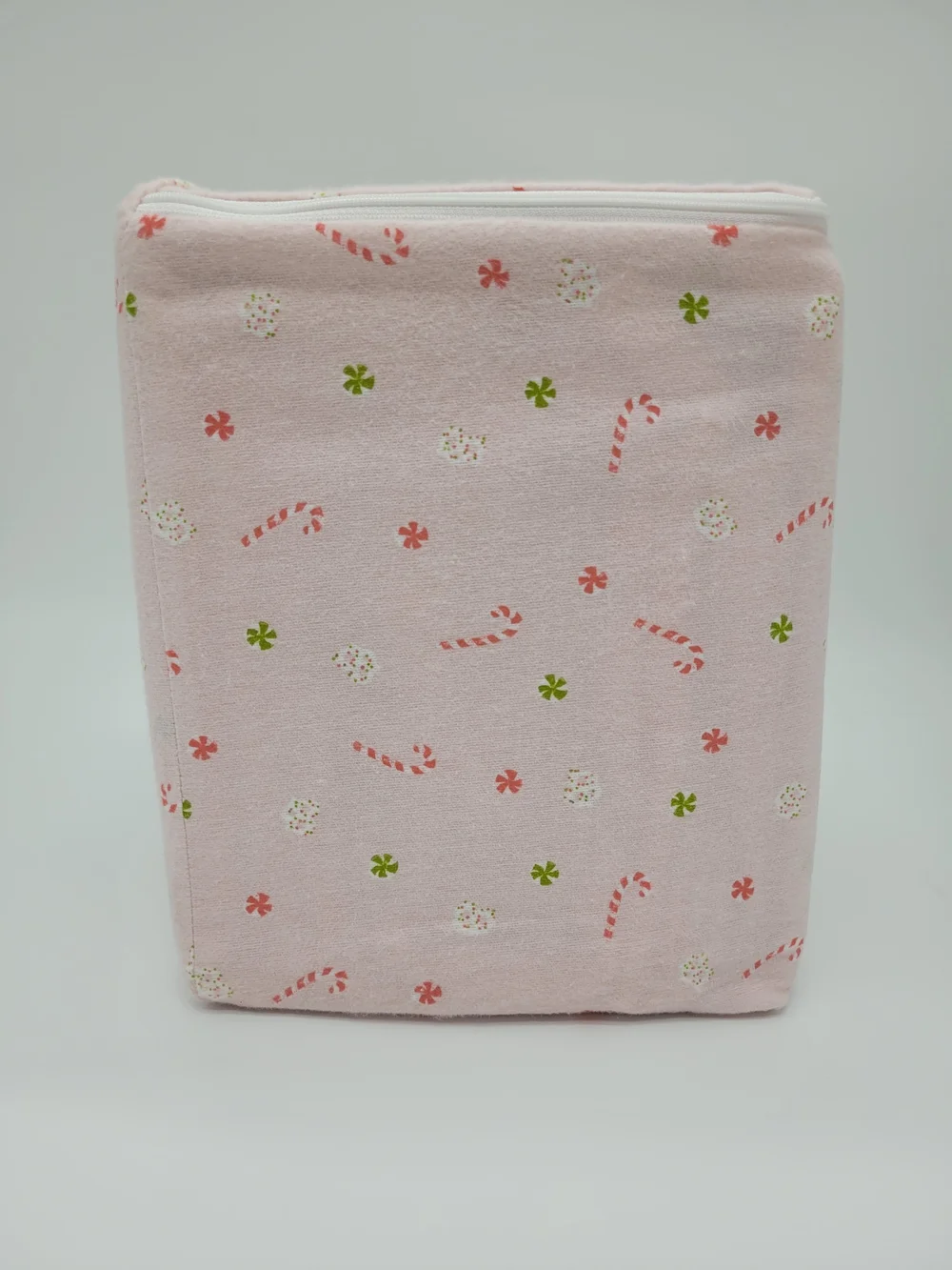 Cuddl Duds Heavyweight  Cotton Flannel Sheet Set Pink Candy Print KING Size NEW